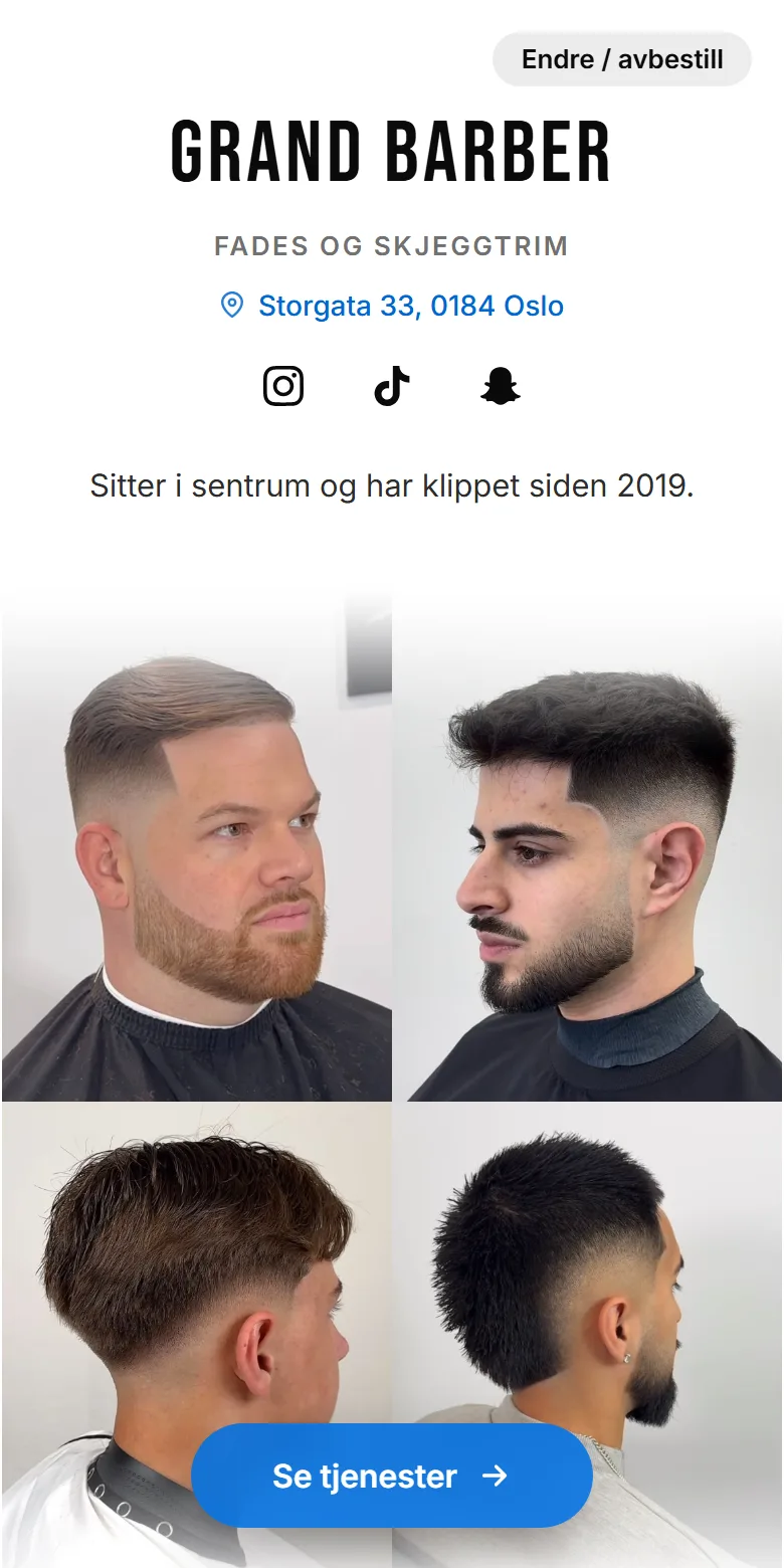 Forhåndsvisning av bookingsiden din